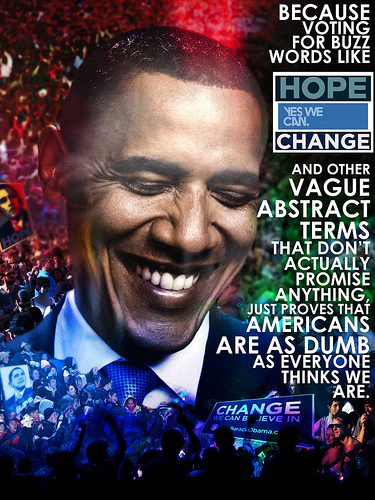 Obama buzzwords poster