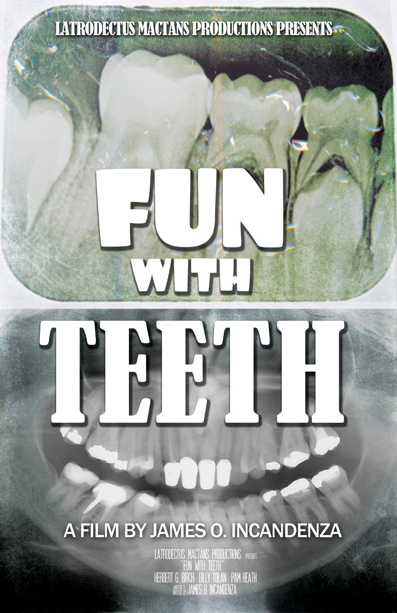 Fun with Teeth Poster: Two X-Ray Images of Mouths