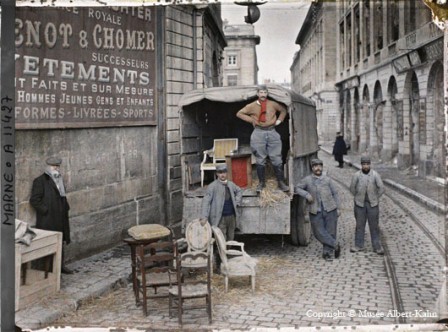 French Workmen Pose for Photo