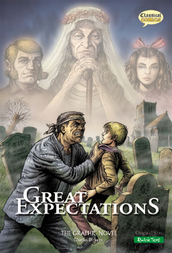 Classical Comics graphic novel cover, Great Expectations