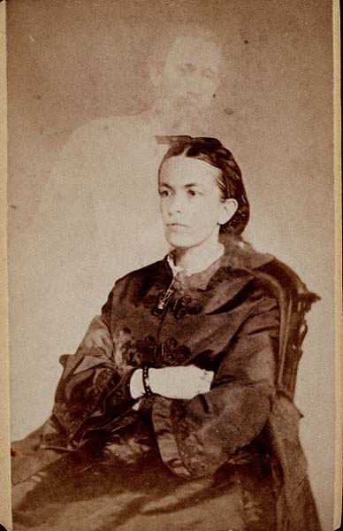 William Mumler, Portrait of Fanny Conant, c. 1868