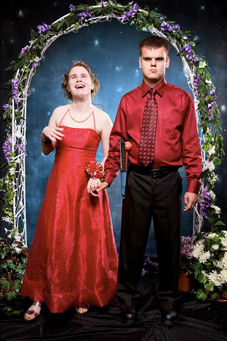 A photo from Sarah Wilson's 2008 "Blind Prom" series