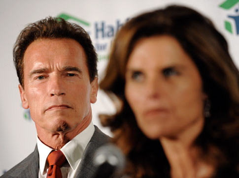 Arnold Schwarzeneggar and Maria Schriver