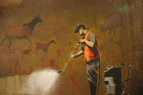 Banksy - Lascaux cave art