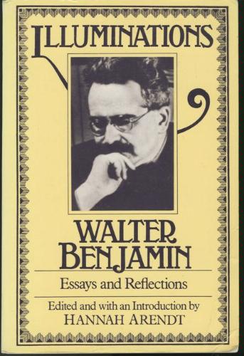 The cover of Benjamin's collection of essays, Illuminations