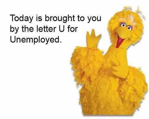 Big Bird tells the viewers the sponsor of today's letter U