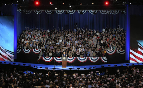 Obama Election Night Stage