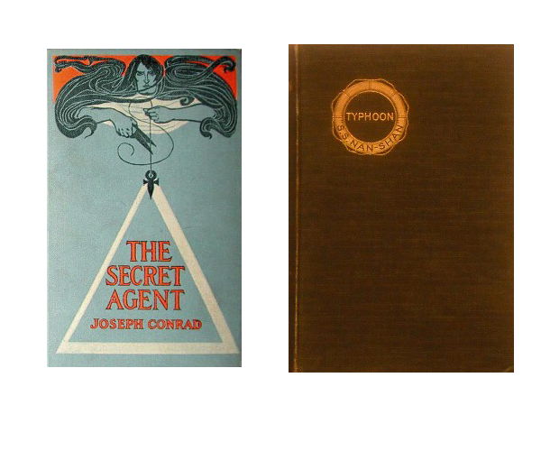 First Edition Covers of Secret Agent and Typhoon