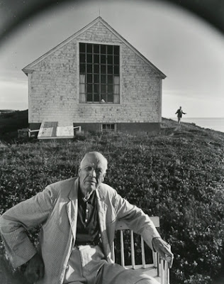 A photographic portrait of Edward Hopper