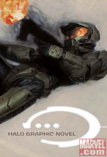 Hale's Cover for Graphic Novel Halo