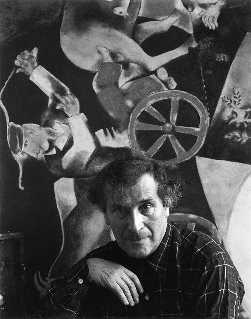 A photographic portrait of Marc Chagall, 1942.