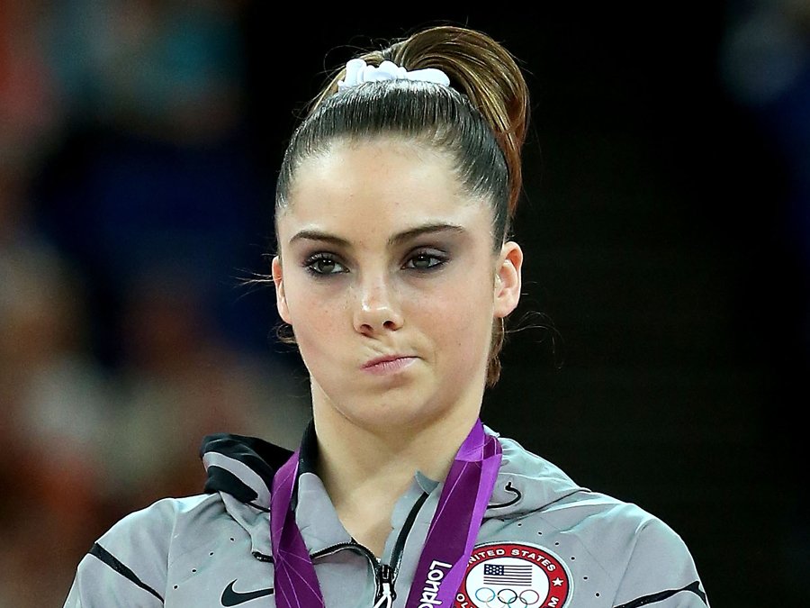 Mckayla Maroney looks dissatisfied with her Olympic defeat.