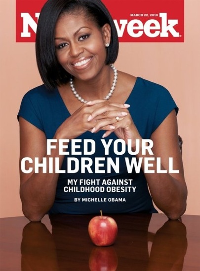 Michelle Obama on the cover of Newsweek, April 2010