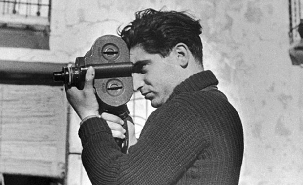 A photographic portrait of Robert Capa