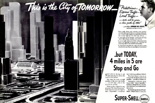 City of tomorrow cityscape