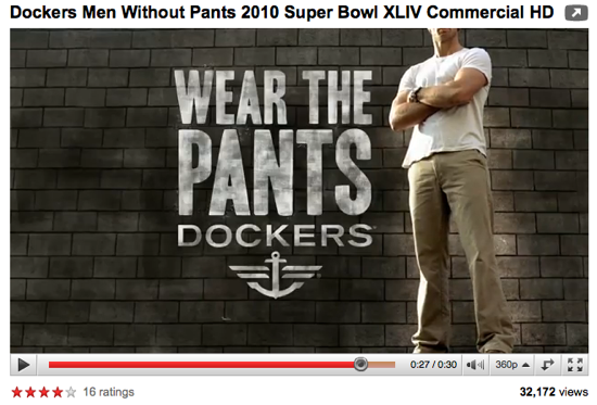 Wear the Pants Dockers ad