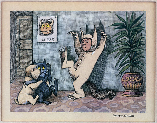 illustration by Maurice Sendak for Where the Wild Things Are, published in 1963