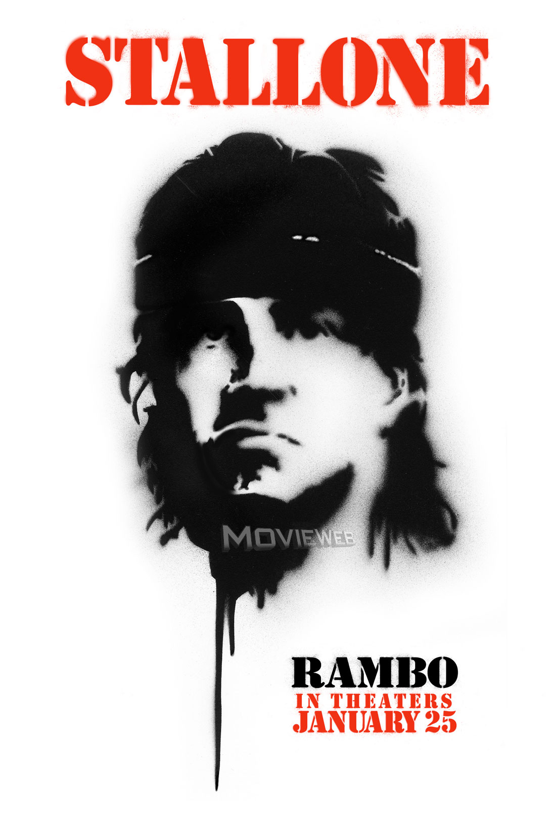 Shepherd Fairey-style Rambo poster