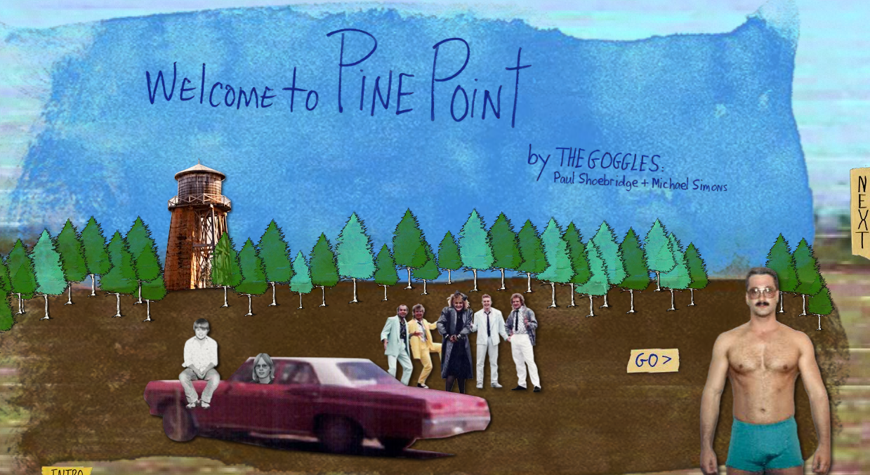 front page of Pine Point project