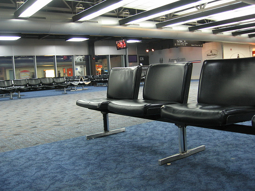 Inside the terminals at Lambert-St.Louis