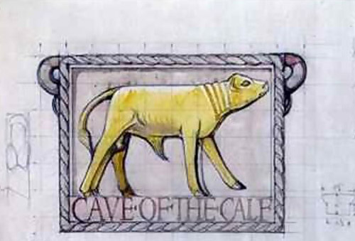 Drawing of the Golden Calf