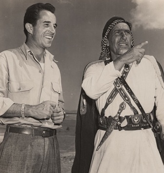 Duncan with the Sheikh of Huzayel