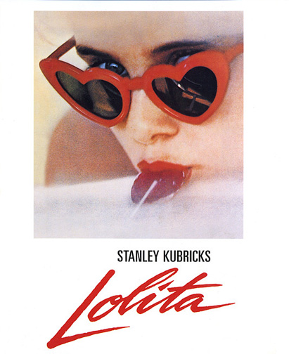 Stanley Kubrick movie poster for Lolita