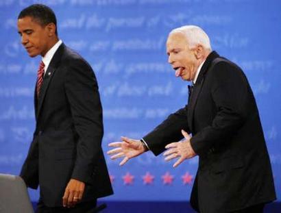 McCain lurches after Obama