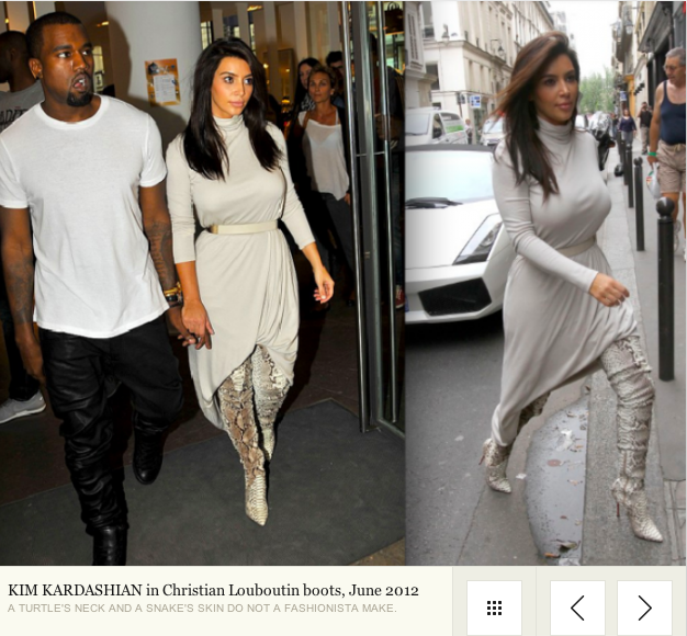 Kim gets criticized for being a "fashionista" with her new style.