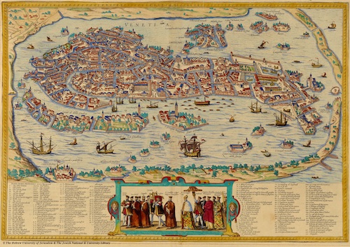 Renaissance map of Italy