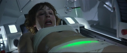 Shaw from Prometheus Performs Self-Surgery