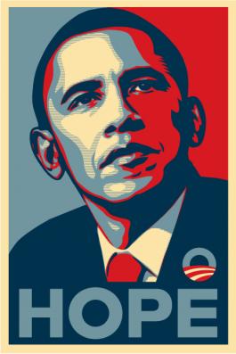 original Shepard Fairey Obama poster
