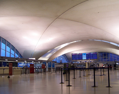 Main terminal at the Lambert-St. Louis Airport