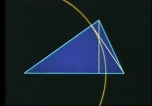 Finding the center of a triangle